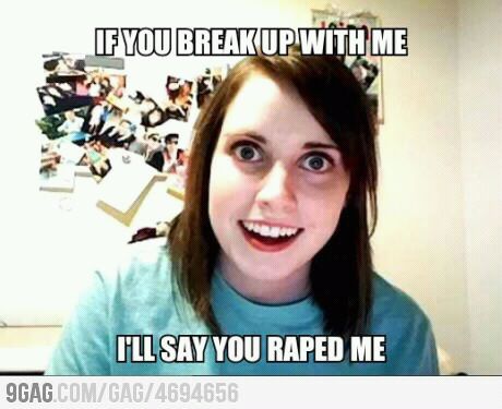 Scumbag overly attached gf - meme