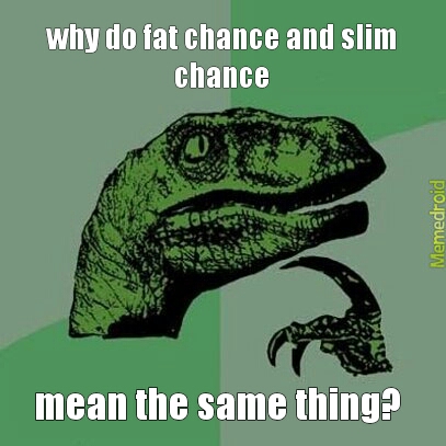 fat is slim - meme