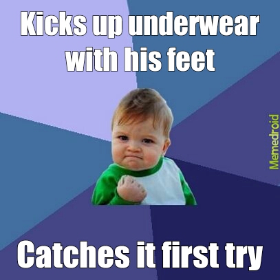 Underwear catch - meme