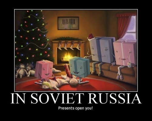 In Soviet Russia. - meme