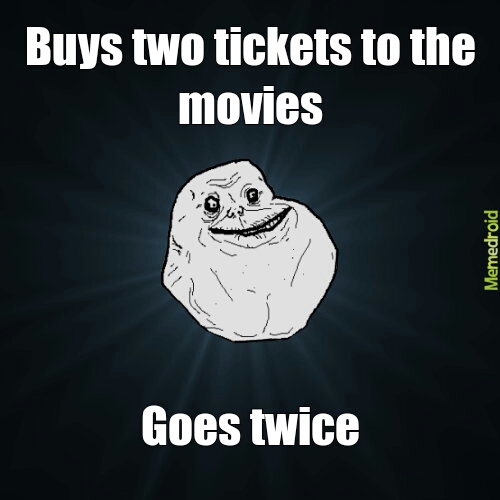 Forever watches a movie - meme