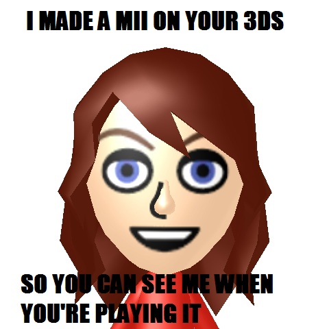 Overly Attached Mii - meme