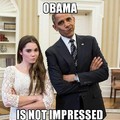 obama is not impressed