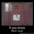 haha my locker is 69