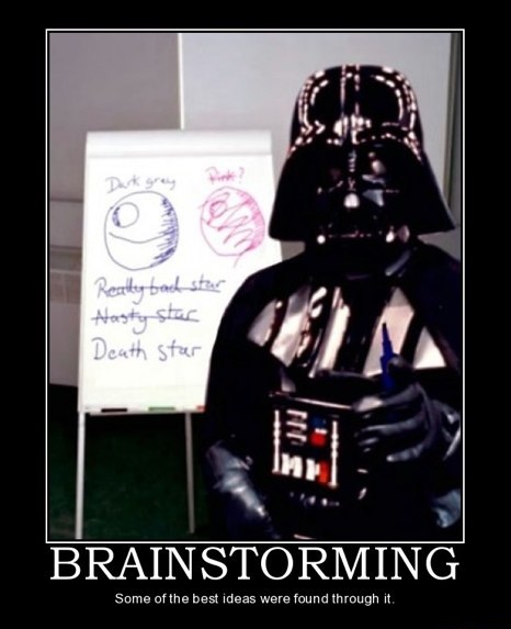 Brainstorming = evil - meme