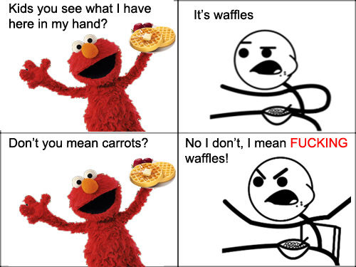 do u like waffles - meme