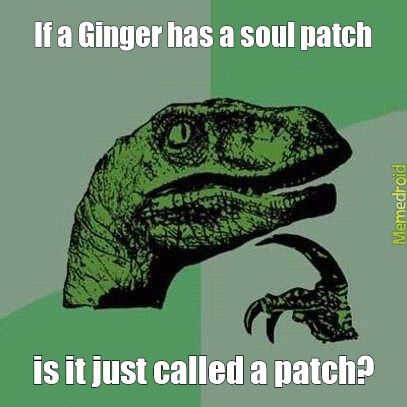gingers has no souls - meme