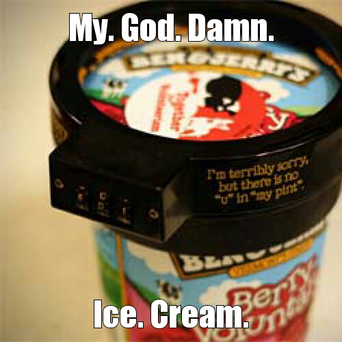 Ice cream lock - meme