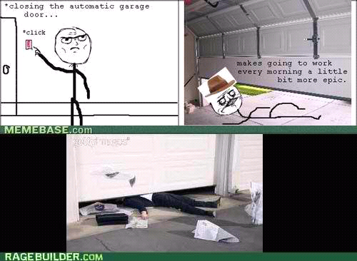 garage fail - meme