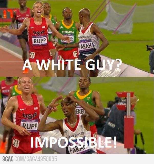 A white guy !? - meme