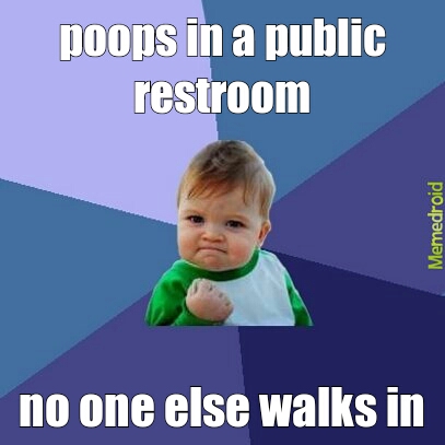 restroom - meme