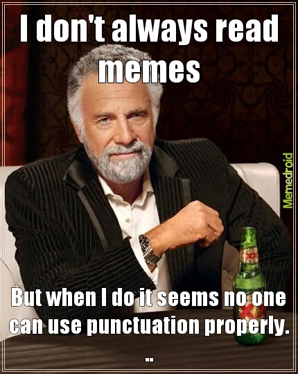 Punctuation - meme