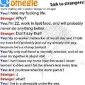 Go to Omegle today!