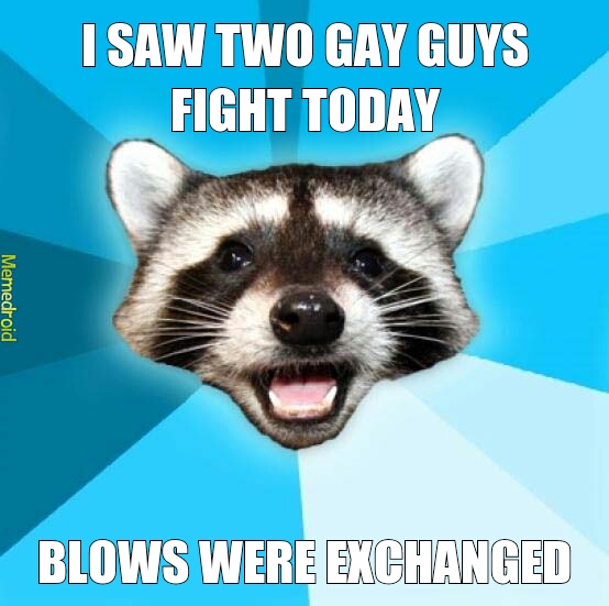 gay fight - meme