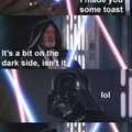 Star Wars toast