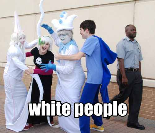 White people. - meme