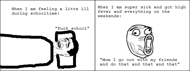 schooltime sucks - meme
