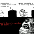 I almost died watching TV
