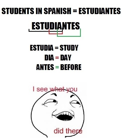 Clever Spanish - meme