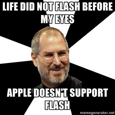 In keeping with the ever-present theme of (justified) Apple-hate - meme