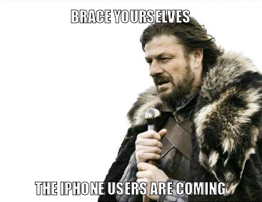 iPhone Users - meme