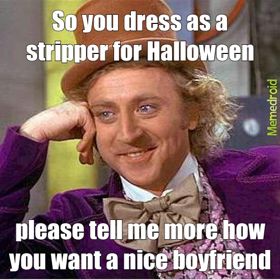 Halloween stripper - meme