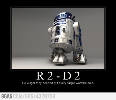 Rude R2D2 - meme