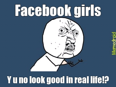 Facebook girls - meme