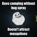 no bug spray