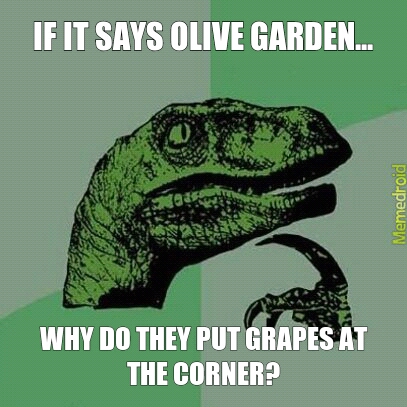 olive garden - meme