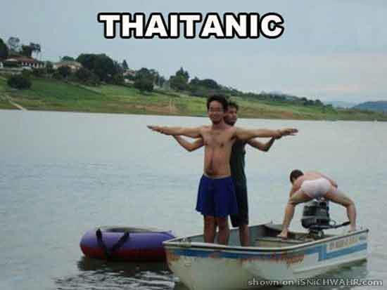Titanic, asian version - meme