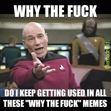 why the fuck - meme