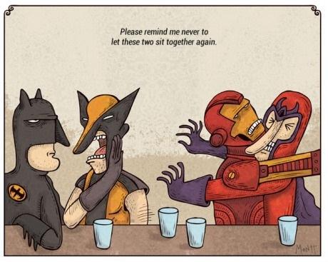 Iron Man and Magneto. - meme