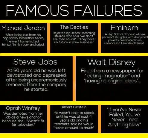 famous failures - meme