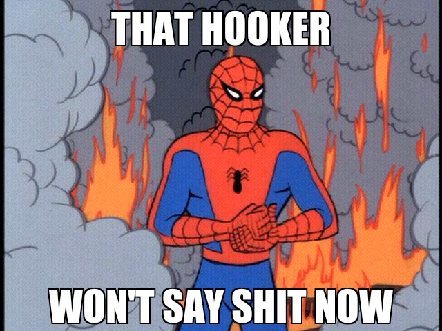 Spiderman Kills a Hooker - meme