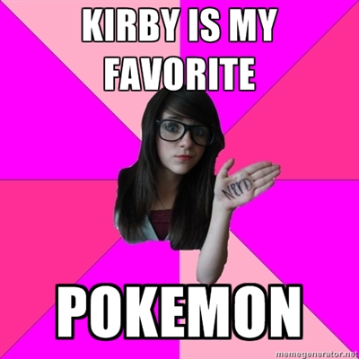 Kirby is a pokemon - meme