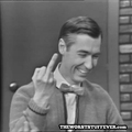 Mr Rogers... right in the childhood