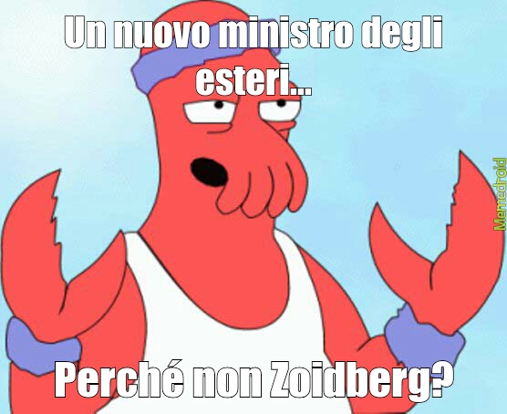 Zoidberg for minister - meme