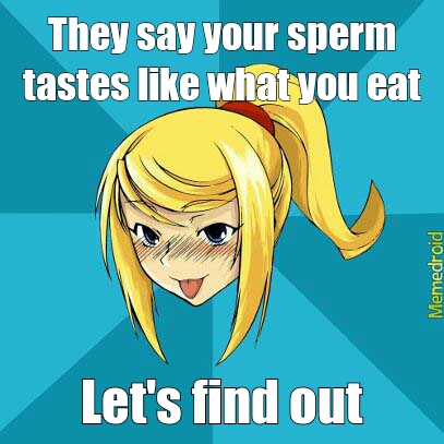 Taste if sperm - meme