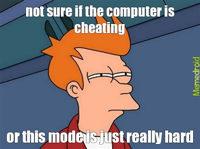 cheating games - meme