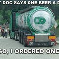 One beer a day