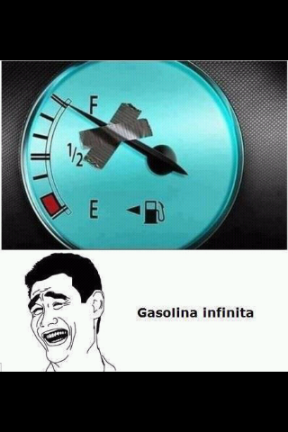 gasolina infinita - meme