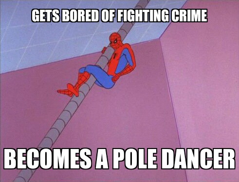 stupid spiderman - meme