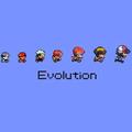 Pokemon character evolution. :D