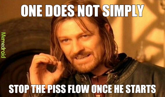 piss flow - meme