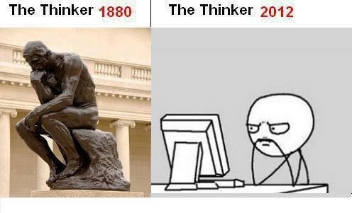 The Thinker.. - meme