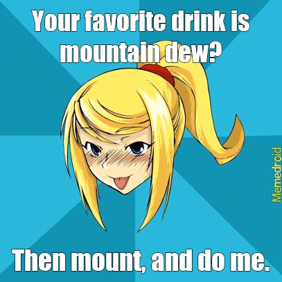 mountain dew samus - meme
