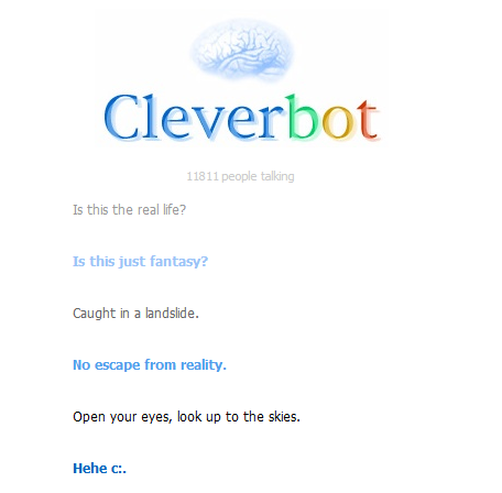 I decided to go on Cleverbot just for fun, and this happened - meme