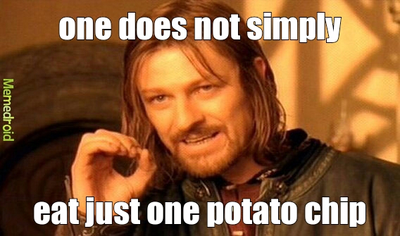 potato chip - meme