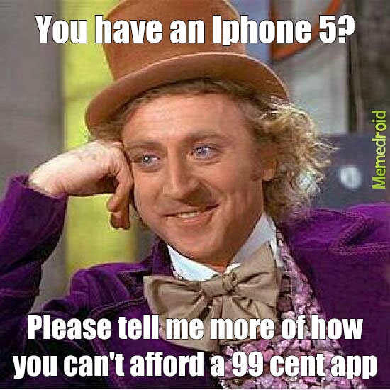Stupid iphones - meme